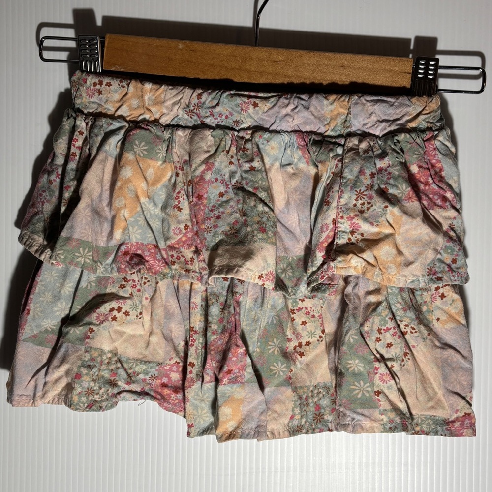 Floral Patchwork Skirt kids size 4T